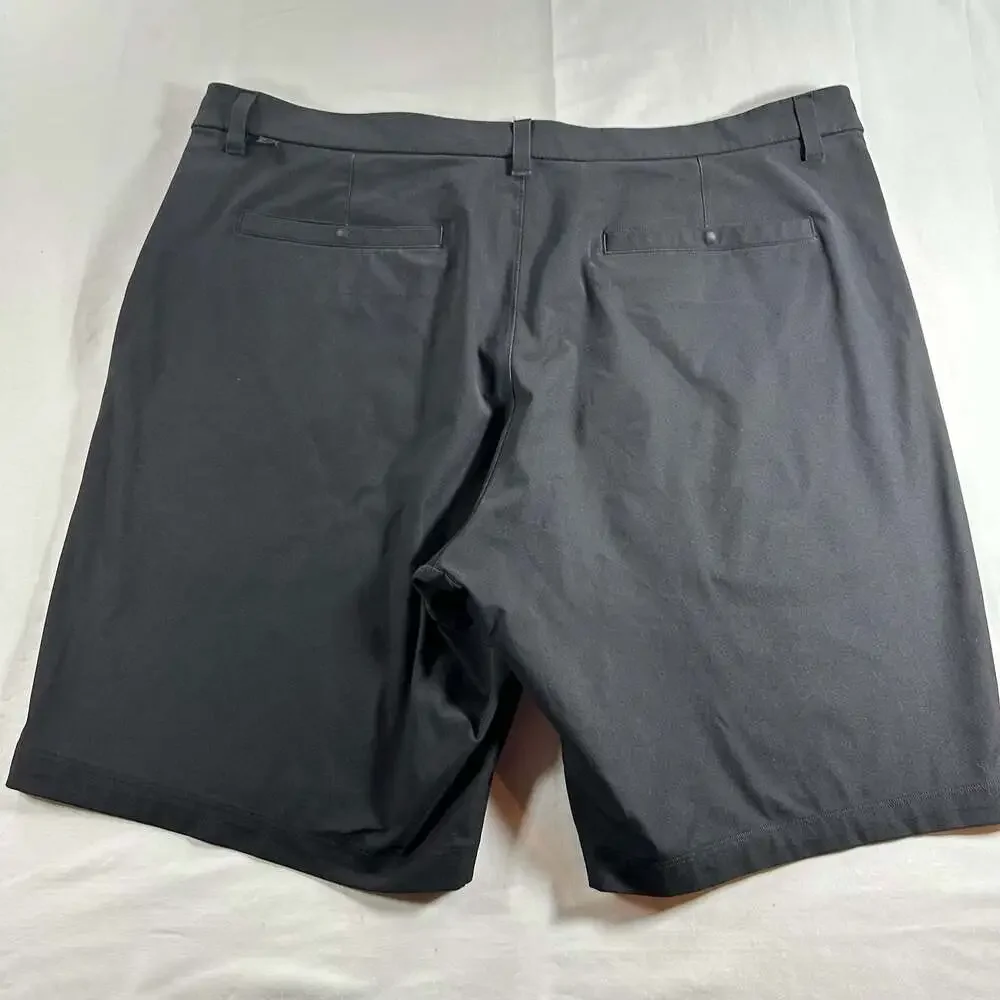 Lululemon ABC Classic-Fit Performance Golf Shorts, Black, Size 40